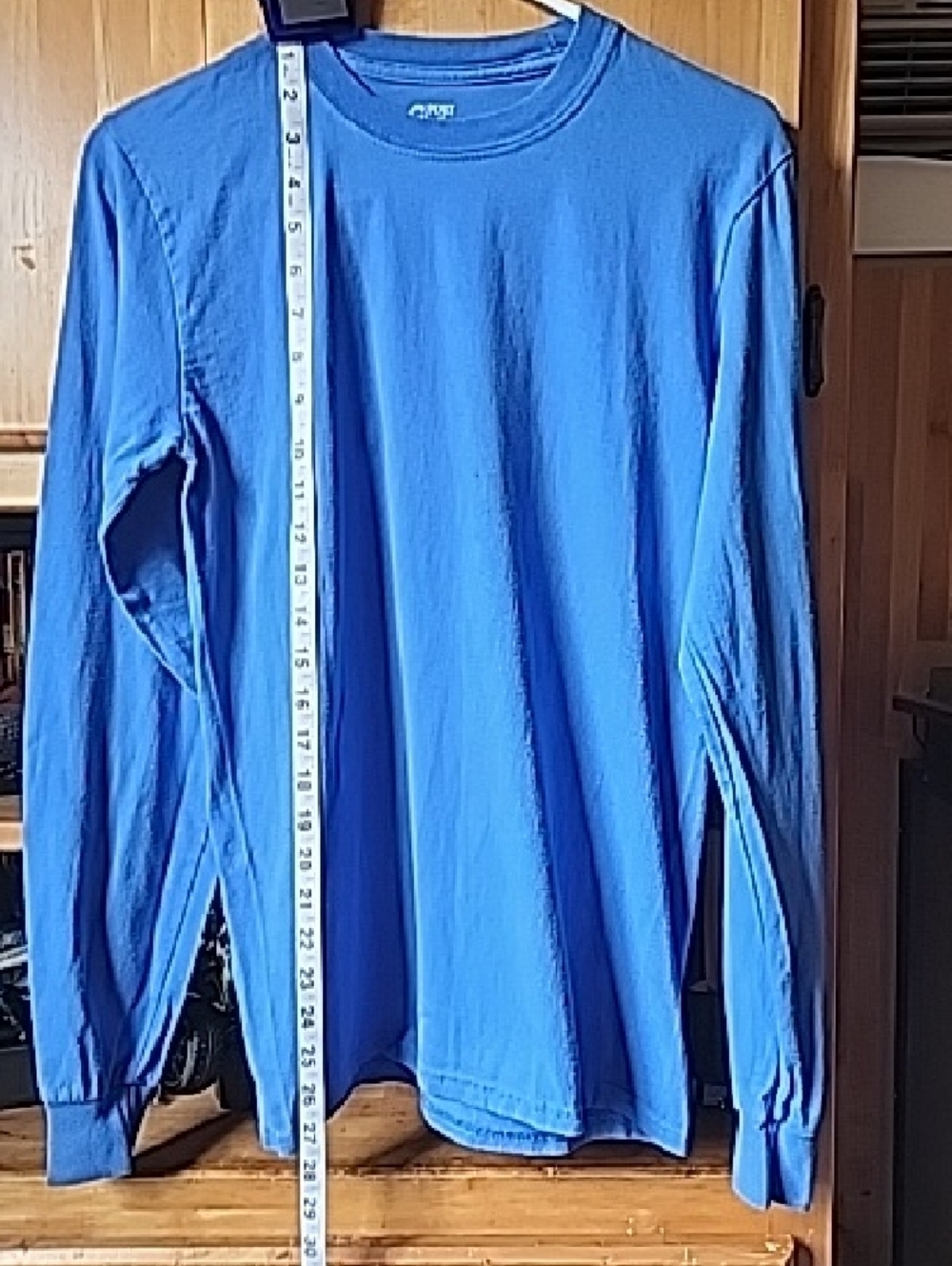 Port and Company Royal Blue Long Sleeve Crewneck Tee. SZ S - Picture 5 of 6